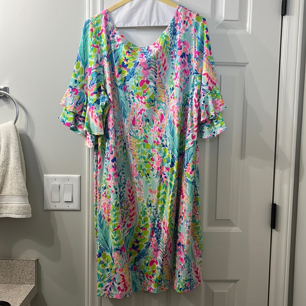Lilly Pulitzer Catch The Wave Lula Stretch Dress